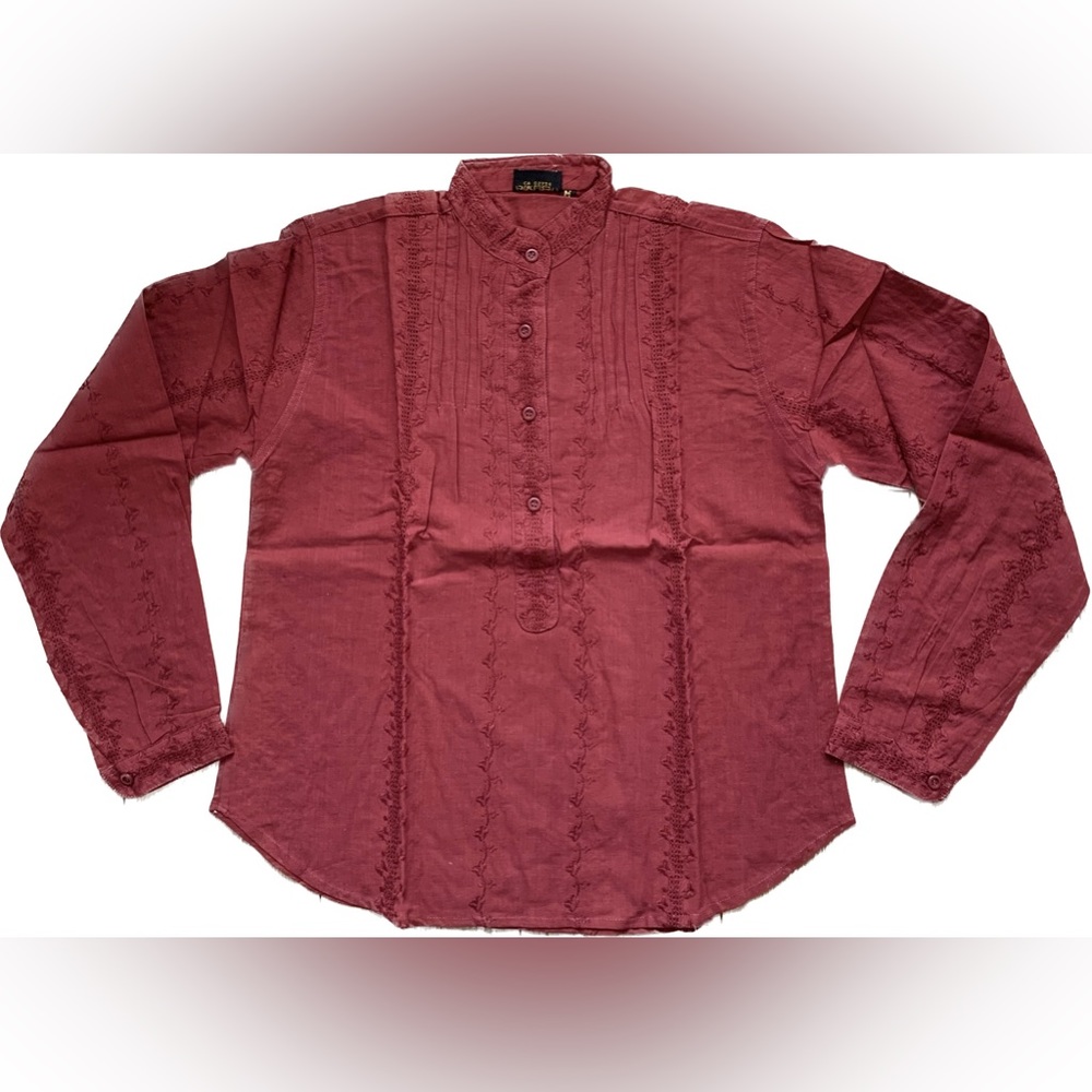 New vintage 100% cotton embroidered bohemian hippie top